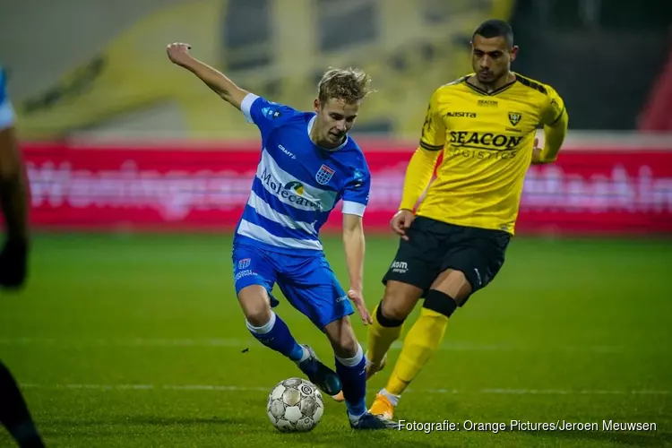 VVV en PEC Zwolle na leuk duel in balans