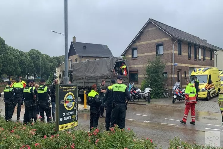 Politie-inzet tijdens extreme wateroverlast in Limburg