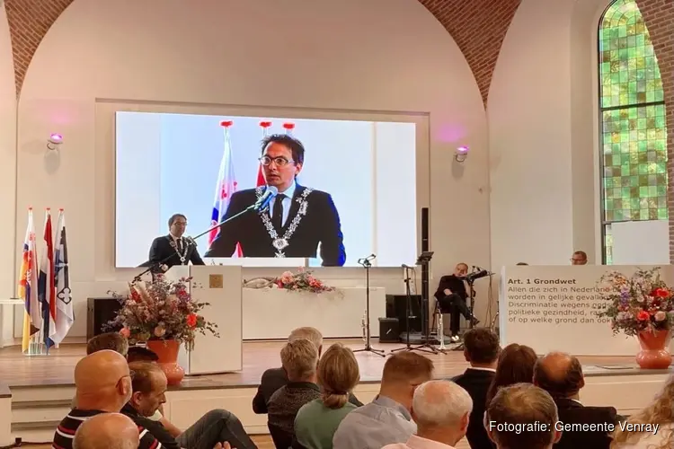 Michiel Uitdehaag start als burgemeester van Venray