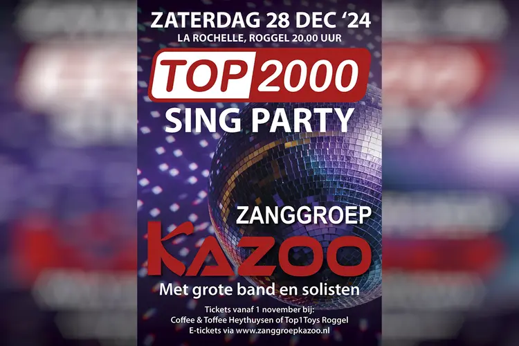 TOP2000 Sing Party met Zanggroep Kazoo