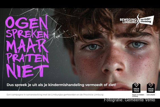 Week tegen Kindermishandeling Ogen spreken, maar praten niet