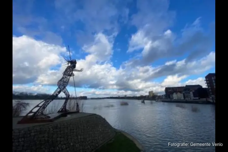 Verhoogde waterstanden in Venlo